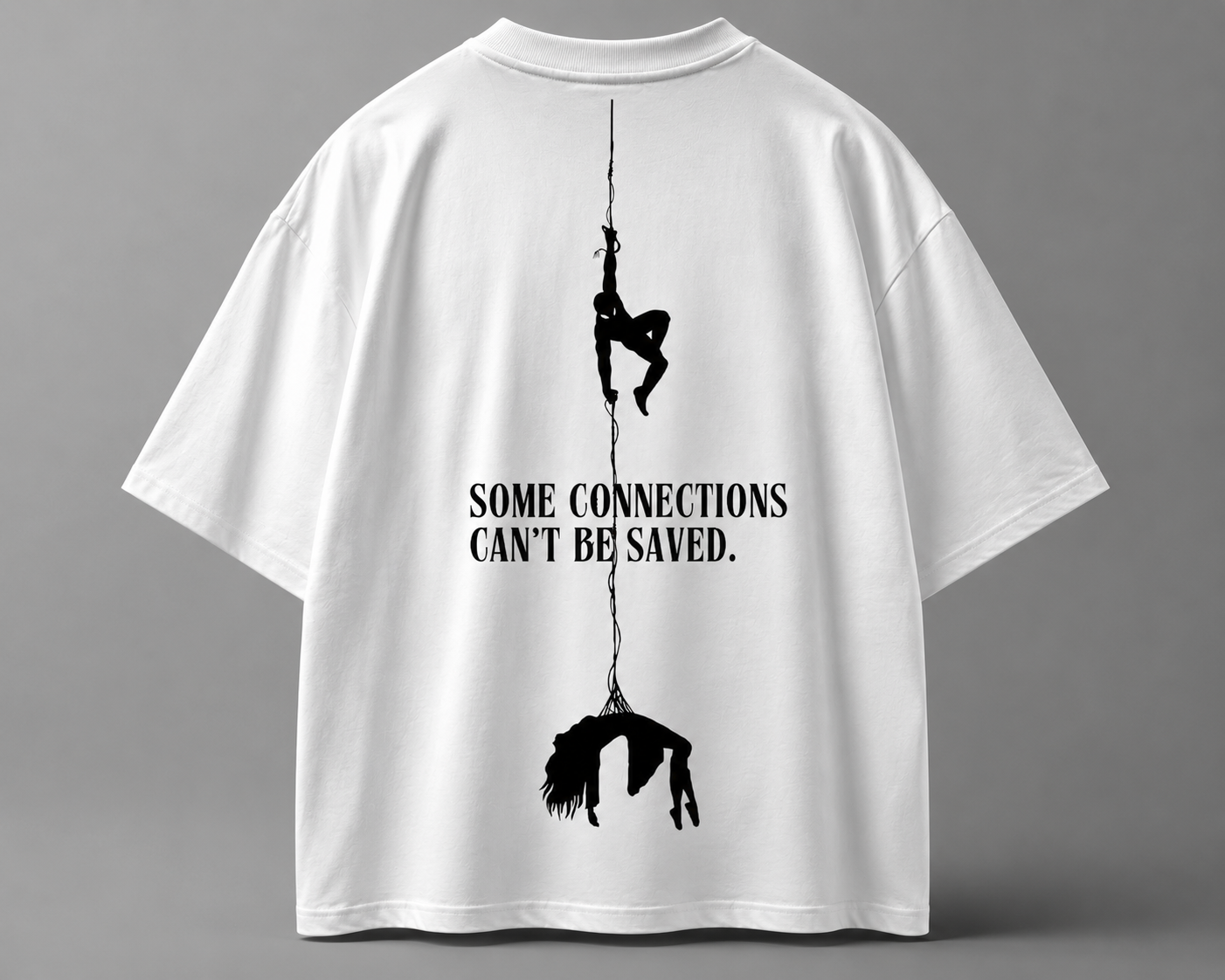 Some Connections Can’t Be Saved – Oversized Graphic T-Shirt